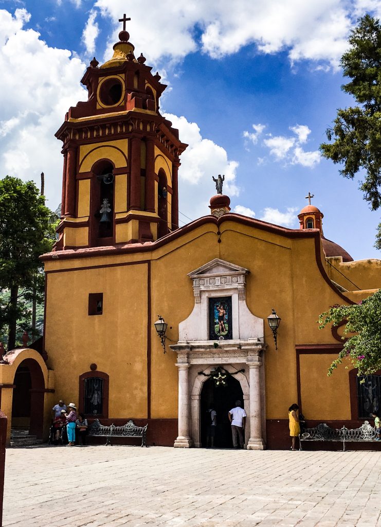 Templo de San Sebastian in Bernal San ebastian.