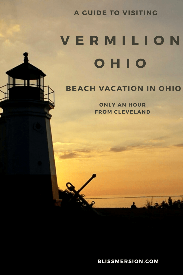 Are you looking for a great beach destination in Ohio? Try Vermilion, a quiet village on the shores of Lake Erie. Vermilion is a walkable, charming town situated on Lake Erie and only an hour from Cleveland. If you want a relaxed family beach vacation, try out Vermilion!