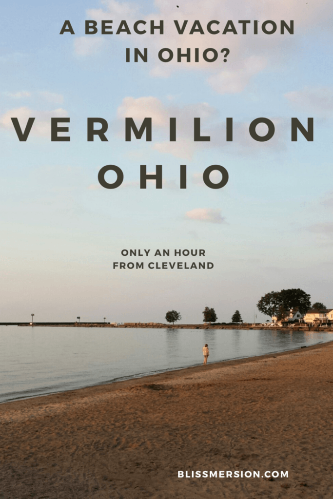 Are you looking for a great beach destination in Ohio? Try Vermilion, a quiet village on the shores of Lake Erie. Vermilion is a walkable, charming town situated on Lake Erie and only an hour from Cleveland. If you want a relaxed family beach vacation, try out Vermilion!