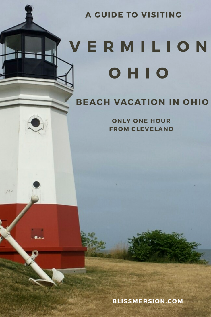 Are you looking for a great beach destination in Ohio? Try Vermilion, a quiet village on the shores of Lake Erie. Vermilion is a walkable, charming town situated on Lake Erie and only an hour from Cleveland. If you want a relaxed family beach vacation, try out Vermilion!