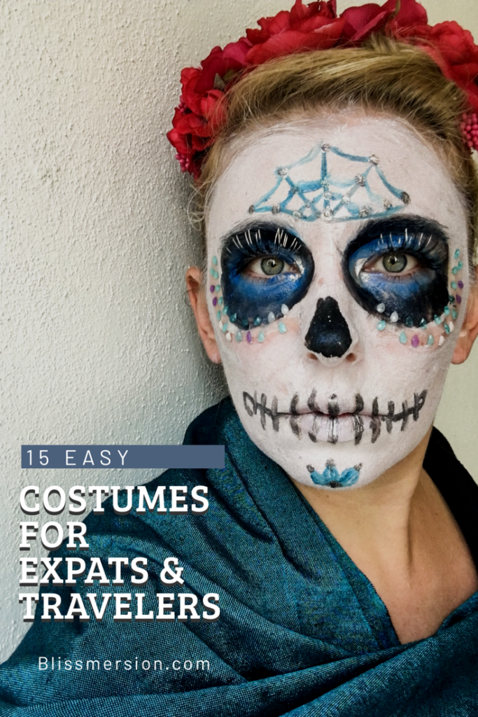 Whether you want to travel with a costume or are looking for easy costume ideas, this is a great source! #halloween #halloweencostumes #easyhalloweencostumes #costumesforwomen #travelhalloweenideas #blissmersion #halloweencostumeideasforwomen